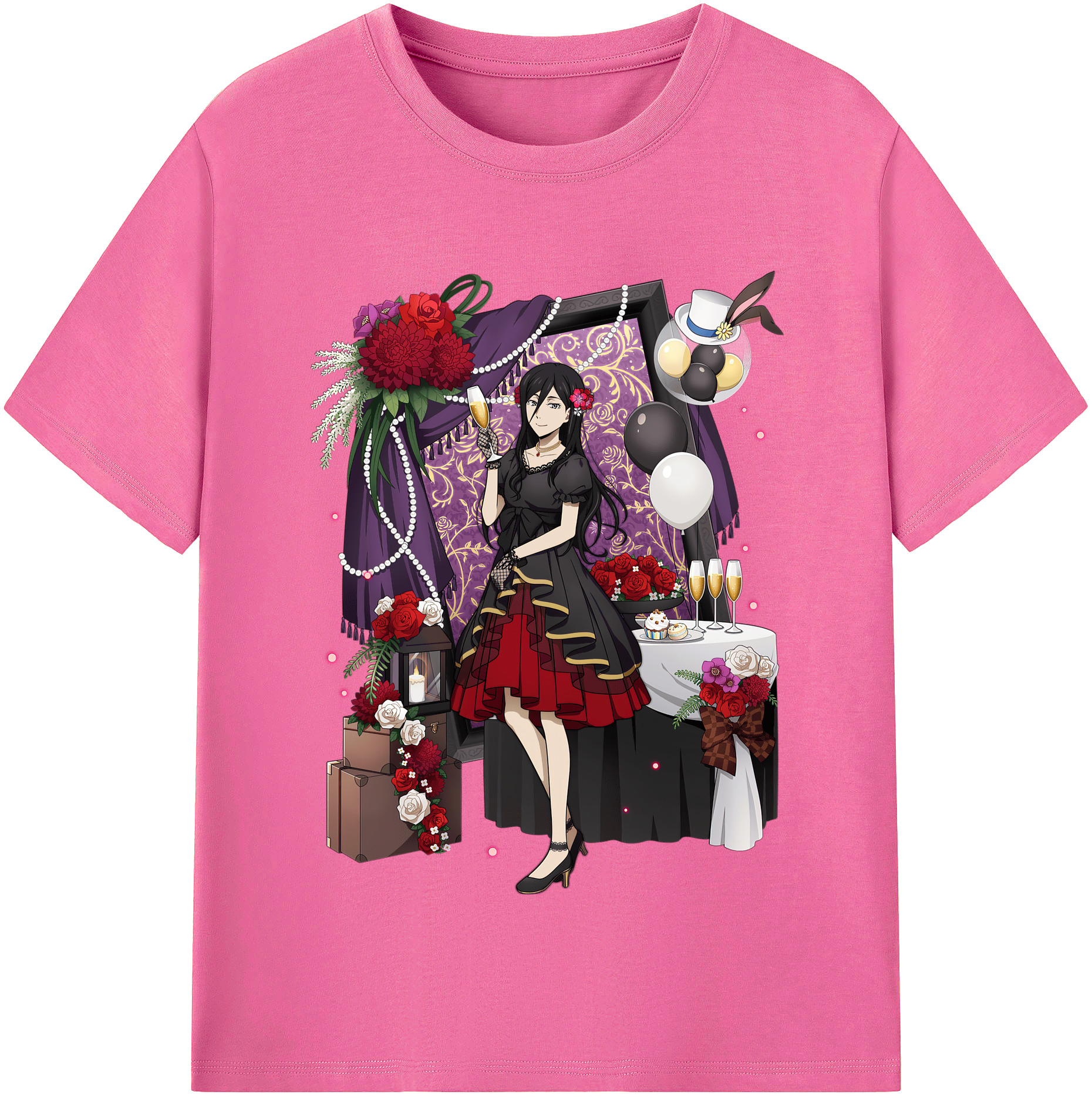 （画像用） 文豪ストレイドッグス Bungo Stray Dogs レディースカジュアルプリントTシャツ（綿100％）